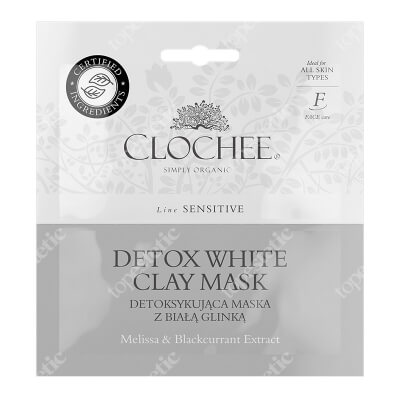 Clochee Detox White Clay Mask Detoksykująca maska z białą glinką 2x6 ml