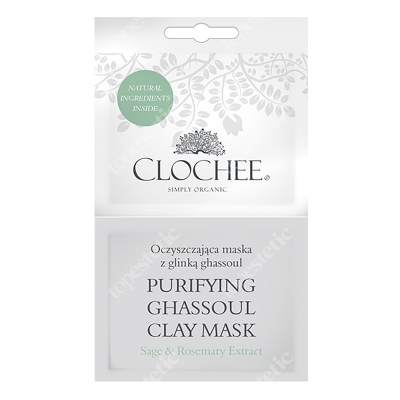 Clochee Purifying Ghassoul Clay Mask Oczyszczająca maska z glinką ghassoul 2x6 ml