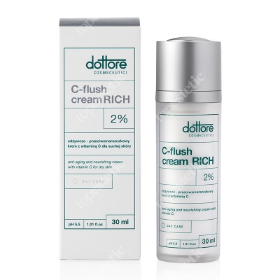 Dottore C-flush Cream Rich 2 % Odżywczo-przeciwzmarszczkowy krem z witaminą C 30 ml
