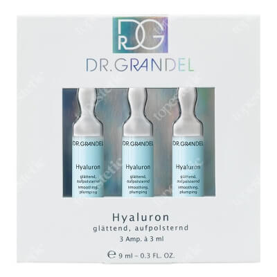 Dr Grandel Hyaluron Ampułka intensywnie nawilżająca, ujędrniająca i wygładzająca 3x3 ml
