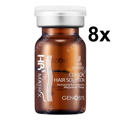 Genosys HR3 Matrix CHS-1 Clinical Hair Solution Koktajl w ampułkach przeciwko wypadaniu włosów i łysieniu 8 x 5 ml