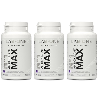 Lab One No1 Antioxidant Max ZESTAW Silne antyoksydanty 3x50 kaps.