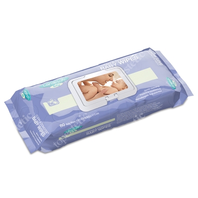 Lansinoh Clean & Condition Baby Wipes Nawilżające chusteczki pielęgnacyjne z dodatkiem lanoliny 80 szt.