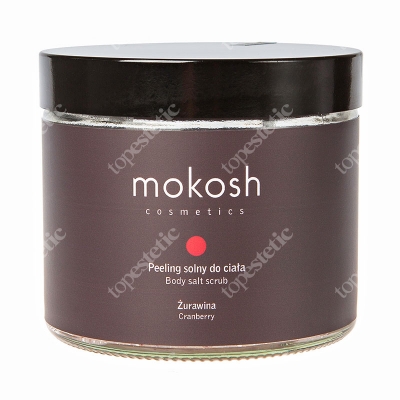 Mokosh Body Salt Scrub Cranberry Peeling solny do ciała żurawina 300 g