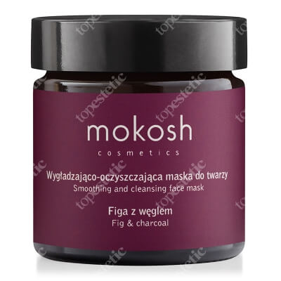 Mokosh Smoothing and Cleasing Face Mask Fig & Charcoal Wygładzająco-oczyszczająca maska do twarzy - Figa z węglem 60 ml