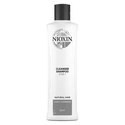 Nioxin Cleanser System 1 Szampon oczyszczający przeciw wypadaniu (włosy naturalne, cienkie, lekko przerzedzone) 300 ml