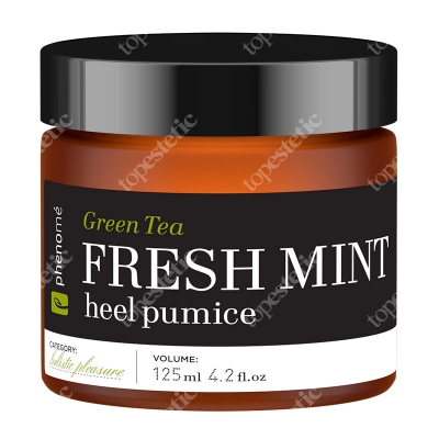 Phenome Fresh Mint Heel Pumice Pumeks do stóp z zieloną herbatą i miętą 125 ml