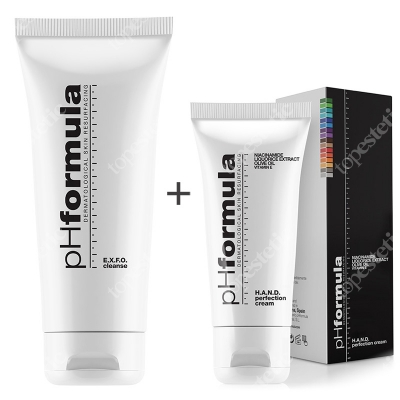 phFormula Hand Cream + EXFO Cleanse ZESTAW Intensywny krem do pielęgnacji dłoni 50 ml + Emulsja oczyszczająca 200 ml