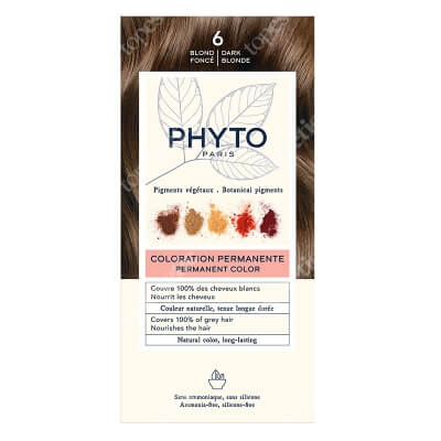 Phyto PhytoColor Farba do włosów - ciemny blond (6 Blond Fonce) 50+50+12