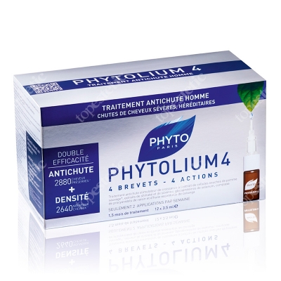 Phyto Phytolium Ampułki przeciw wypadaniu włosów typu męskiego 12x3,5 ml