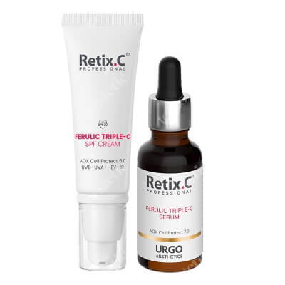 Retix C Ferulic Triple C ZESTAW Serum 30 ml + Antyoksydacyjny krem SPF 30 48 ml