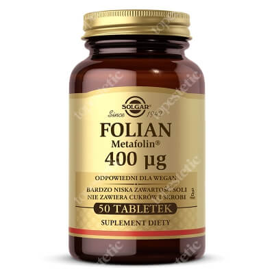 Solgar Folian (Metafolin®) 400 µg 50 tabletek