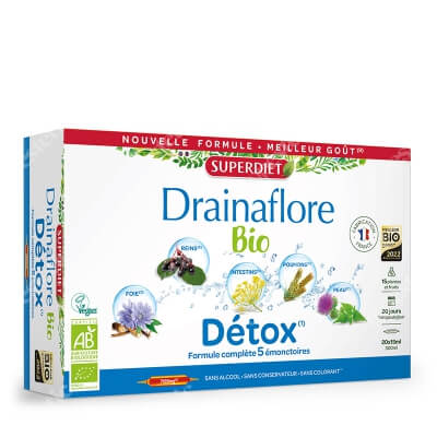 Super Diet Drainaflore Bio Detox Detoksykacja 20x15 ml