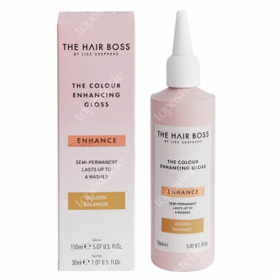 The Hair Boss Colour Enhance Gloss Golden Balayage Rozświetlacz podkreślający ciepły odcień włosów 150 ml