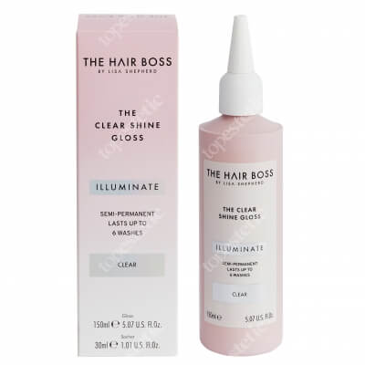 The Hair Boss The Clear Shine Gloss Uniwersalny rozświetlacz koloru 150 ml