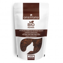 Orientana Bio Henna Naturalna roślinna farba do włosów długich - Gorzka czekolada 100 g