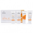 Image Skincare Vital C Trial Kit New ZESTAW Kremowy preparat oczyszczający 7,4 ml + Lekki krem z 15% wit. C, 7,4 ml + Krem odżywczy 7 ml + Maska odżywcza 7 ml