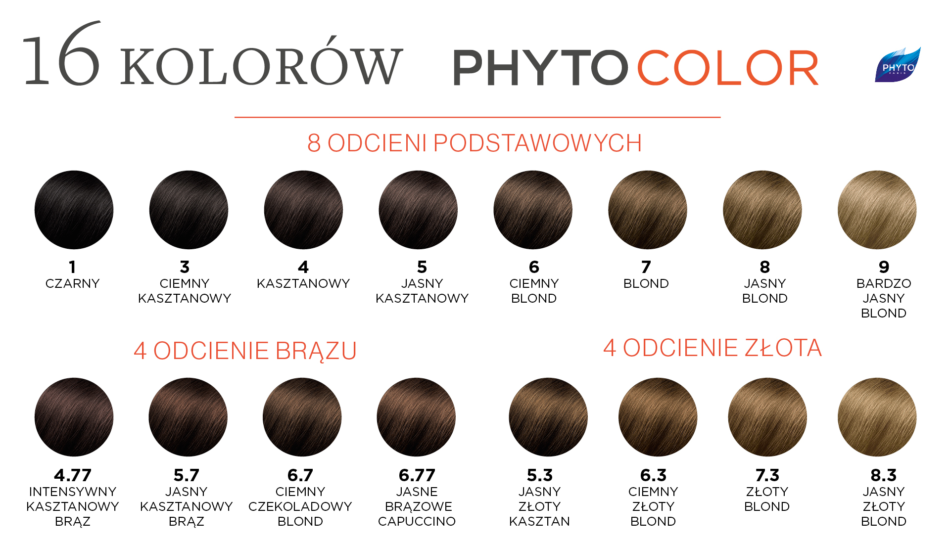 Phytocolor 16 odcieni