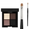 Bikor Morocco Eye Shadows + Bikor Pro Brush N°7 ZESTAW Cienie do powiek - N°5 ​Bed & Breakfast 4x2g + Pędzel do cieni