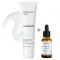 Mesoestetic AOX Ferulic + Brightening Foam ZESTAW Antyoksydacyjne serum z witaminą C 30 ml + Kremowa pianka myjąca z kwasami AHA do skóry normalnej i mieszanej 100 ml