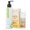 Senelle Sunscreen Emulsion (with tint) + Gel ZESTAW Krem SPF 50+ z pigmentem 150 ml + Żel do mycia twarzy 150 ml