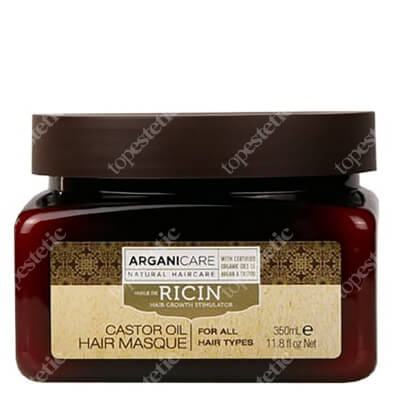 Arganicare Castor Oil Hair Masque Maska stymulująca porost włosów 350 ml