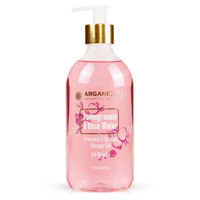 Arganicare Shower Gel - Pomegranate And Rose Water Żel pod prysznic z granatem i wodą różaną 500 ml