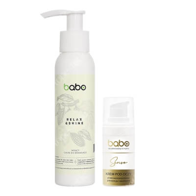 Babo Myjący Olejek do Demakijażu + Krem pod Oczy Przeciwzmarszczkowy ZESTAW Wygładza, regeneruje, odżywia 100 ml + Prewencja przeciwzmarszczkowa i nawilżanie 15 ml