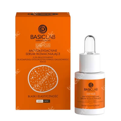 BasicLab Elastyczność i Blask Antyoksydacyjne serum wzmacniające 15 ml