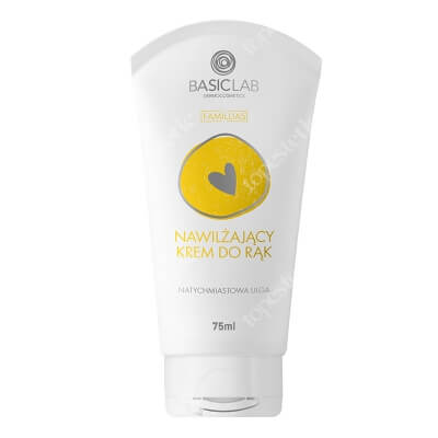 BasicLab Nawilżenie i Regeneracja Nawilżający krem do rąk 75 ml