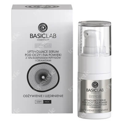 BasicLab Odżywienie i Ujędrnienie Liftingujące serum pod oczy i na powieki 15 ml