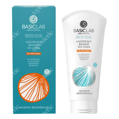 BasicLab Ukojenie i Regeneracja Łagodzący balsam do ciała po opalaniu 100 ml