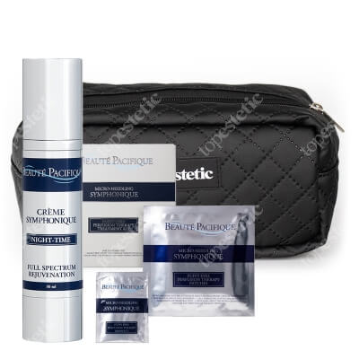 Beaute Pacifique Pielęgnacja Odmładzająca ZESTAW Krem odmładzający na noc 50 ml + Mikroigłowe płatki przeciwobrzękowe pod oczy 1 szt. + Kosmetyczka 1 szt