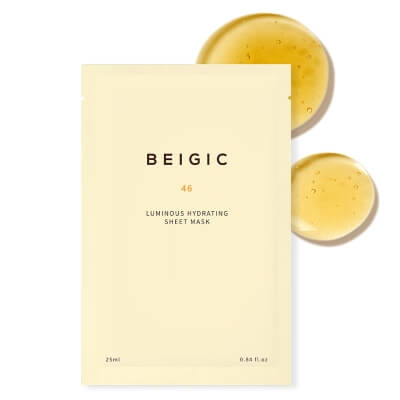 Beigic Luminous Hydrating Sheet Mask Rozświetlająco-nawilżająca maska w płachcie 25 ml