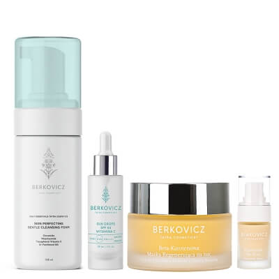 Berkovicz Day And Night Set ZESTAW Eliksir pod oczy 15 ml + Serum 30 ml + Pianka oczyszczająca 100 ml + Maska na noc 50 ml