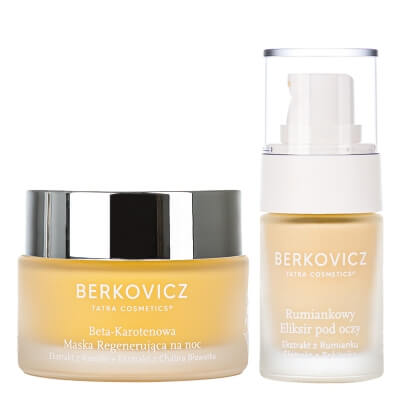 Berkovicz Tatra Face Care ZESTAW Maska regenerująca na noc 50 ml + Eliksir pod oczy 15 ml
