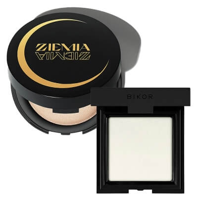 Bikor Natural Glow Effect ZESTAW Puder Transparentny Tokyo 8 g + Ziemia rozświetlająca 10 g