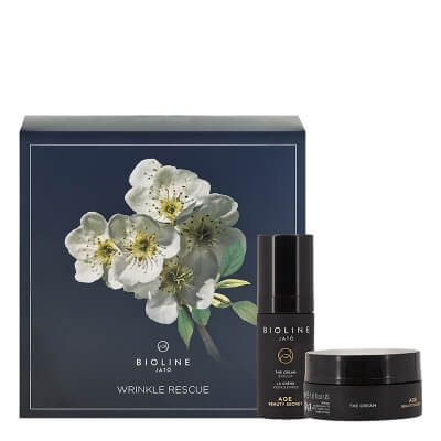 Bioline Jato Wrinkle Rescue ZESTAW Krem do pielęgnacji okolicy oczu i ust 30 ml + Krem 50 ml