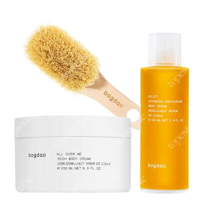 Bogdao Body Renewal ZESTAW Krem do ciała 250 ml + Serum do ciała 100 ml + Szczotka do ciała 1 szt