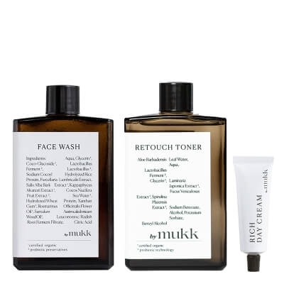 By Mukk Day Care ZESTAW Delikatny żel do mycia twarzy 100 ml + Bogaty krem na dzień 30 ml + Tonik 100 ml