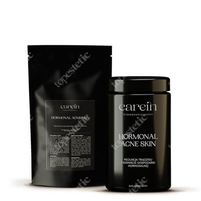 Carein Hormonal Acne Skin 60 Days ZESTAW Kuracja 60 dni : Gładka skóra bez trądziku hormonalnego 120 kaps + Uzupełnienie 120 kaps