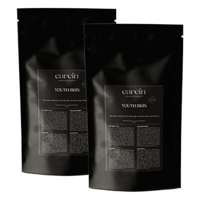Carein Youth Skin - Refill x 2 ZESTAW Kuracja 30 dni Odmłodzona skóra bez zmarszczek - uzupełnienie 240 g x 2