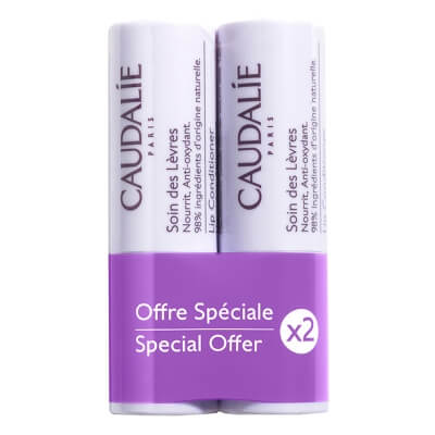 Caudalie Lip Conditioner Duo ZESTAW Odżywcza pomadka do ust 4,5 g x 2