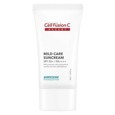 Cell Fusion C Expert Mild Care Suncream SPF 50+/PA++++ Łagodzący krem z bardzo wysoką ochroną przeciwsłoneczną 50 ml