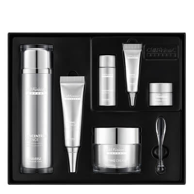 Cell Fusion C Expert Time Reverse Set ZESTAW Emulsja liftingująco - napinająca 130 ml, 20 ml + Krem liftingujący na okolice oczu 20 ml, 5 ml + Krem przeciwstarzeniowy 50 ml, 5 ml