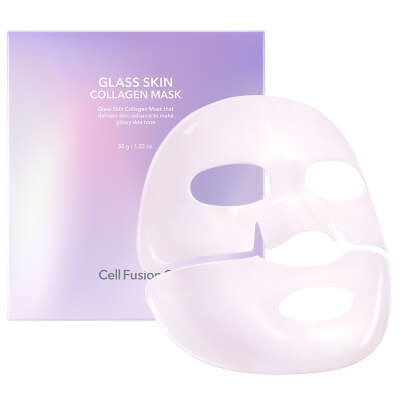 Cell Fusion C Glass Skin Collagen Mask Wygładzająca maska hydrożelowa 5 x 35 g