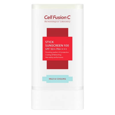 Cell Fusion C Stick Sunscreen SPF 50+ / PA++++ Łagodząco-chłodzący sztyft z bardzo wysoką ochroną słoneczną 19 g