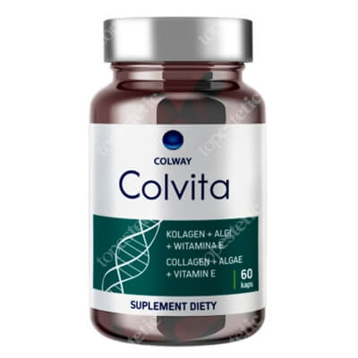 Colway Colvita Suplement diety Kolagen + Algi + Wit. E 60 kaps.