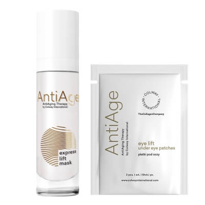 Colway International Eye lift - Eye Patches + Express Lift Mask ZESTAW Płatki pod oczy 2 szt + Ekspresowa maska liftingująca 50 ml