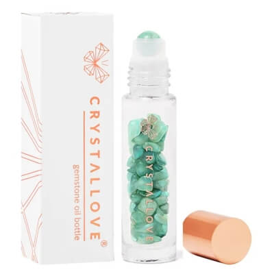 Crystallove Buteleczka Z Kryształami Na Olejek Amazonit 10 ml
